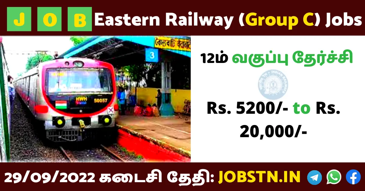 Eastern Railway jobs vacancy