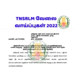 Tenkasi District TNSRLM Jobs Vacancy 2022