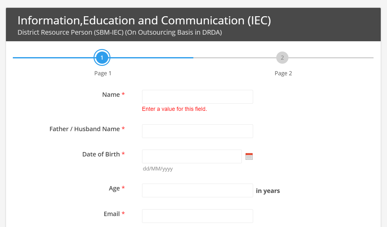 Information, Education, and Communication (IEC) Recruitment in Tirunelveli District
