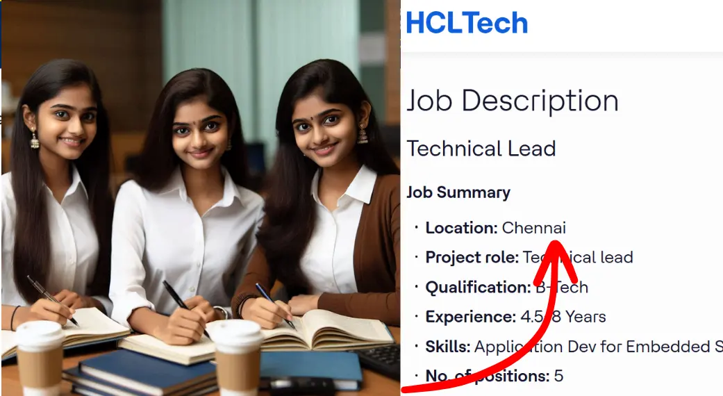 HCL 2024 சென்னையில் வேலை வாய்ப்புகள் தொழில்நுட்ப தலைவர்கள் மற்றும் இன்ஜினீயர்களுக்கு வாய்ப்புகள்