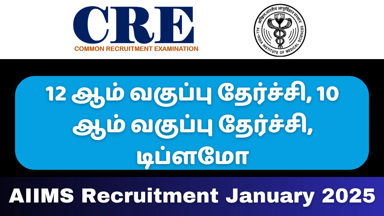 AIIMS Recruitment January 2025