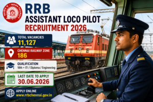 11,127 Railway Jobs! 10ம் வகுப்பு + ITI முடித்தவர்களுக்கு ALP வேலைவாய்ப்பு – கடைசி தேதி 30 ஜூன்