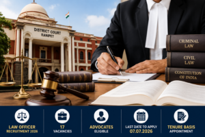 Ranipet Law Officer Recruitment 2026 Public Prosecutor Government Pleader Advocate Jobs